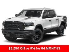 2026 Ram 1500 Rebel Crew 4x4, 10YR/160K WARRANTY