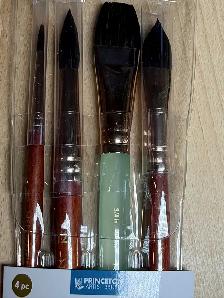 Princeton Neptune 4750 Watercolor Brush Set 4pc – Sealed - Photo 3
