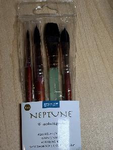 Princeton Neptune 4750 Watercolor Brush Set 4pc – Sealed - Photo 8