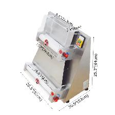 3.94'-15.75'Electric Pastry Dough Roller Sheeter 110V 056177 - Photo 2