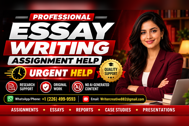✅⭐ Urgent Assignment & Essay Help | NO AI | 12-Hour Delivery✅⭐