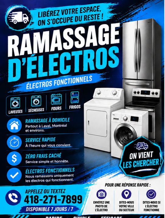 Ramassage Électroménagers