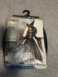 Gothic Witch Kids Costume - Photo 5