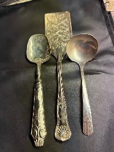 Lot of Silver accessories and Serving Items