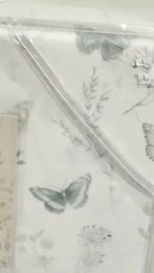 Alex and Zoe Twin Sheet Set - 100% Cotton - Butterfly - Photo 6