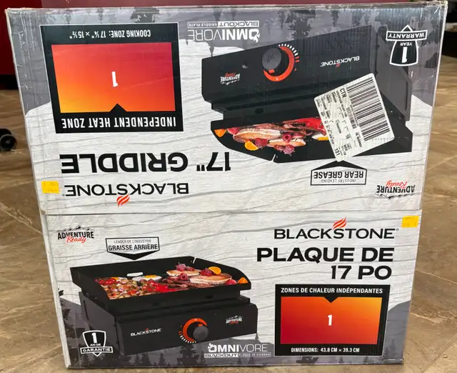 NEW Blackstone 17-inch Tabletop Griddle in Unopened Box