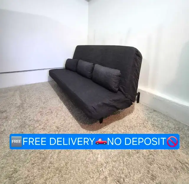 FREE DELIVERY Ikea Nyhamn 3 Seater Futon Sofabed Pullout Sofa