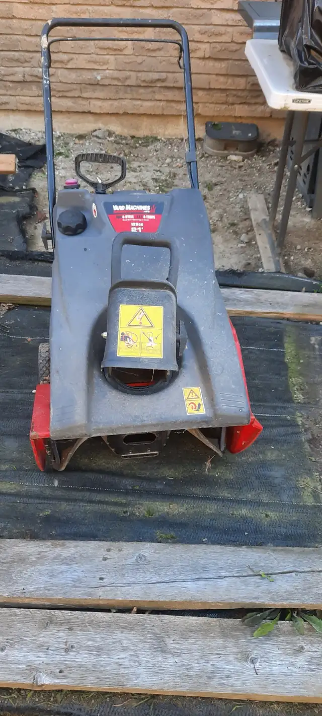 Yard Machines Snow Blower