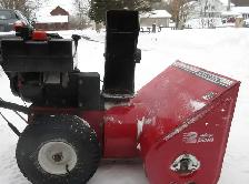 Snowblower –  1990 MTD 8 HP 26" w/elec start 6 FWD 1 Rev - Photo 4