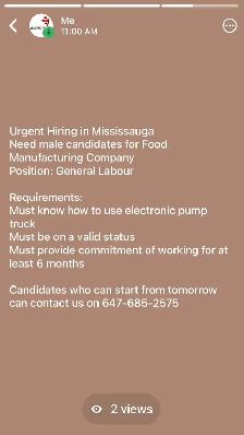 General Labour