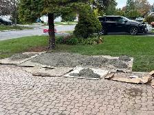 1 yard of free concrete