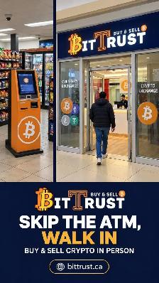 Buy Bitcoin with Cash in Toronto - Walk-In Desk