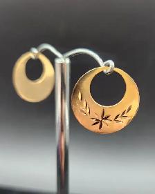 20k 1.85gr Gold Hoop Earrings