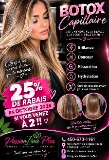 Botox capillaire pour deux 25% de rabais