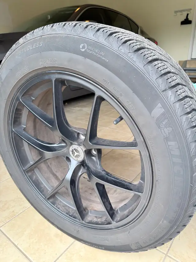 Michelin 235/55R19 Winter Tires with Mercedes-Benz Rims