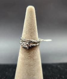 18k White / Yellow Gold Rings with Diamonds, Amethyst - Photo 3