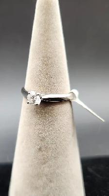 18k White / Yellow Gold Rings with Diamonds, Amethyst - Photo 6