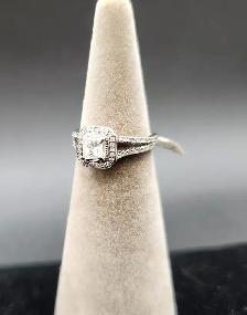 18k White / Yellow Gold Rings with Diamonds, Amethyst - Photo 7