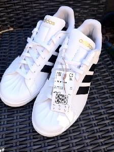 Adidas Streettalk Sneakers - Men's 10 - White/Black - New