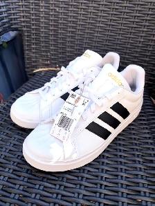 Adidas Streettalk Sneakers - Men's 10 - White/Black - New - Photo 2