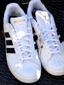 Adidas Streettalk Sneakers - Men's 10 - White/Black - New - Photo 5