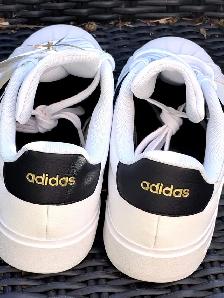 Adidas Streettalk Sneakers - Men's 10 - White/Black - New - Photo 6