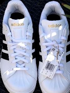 Adidas Streettalk Sneakers - Men's 10 - White/Black - New - Photo 7