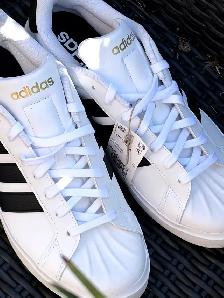 Adidas Streettalk Sneakers - Men's 10 - White/Black - New - Photo 10
