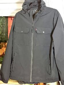 Levi's Hooded Softshell Jacket - Men's Large - Black - New - Photo 2
