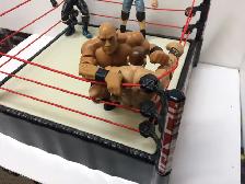 WWE RAW WRESTLING RING & 4 wrestlers for sale - Photo 3
