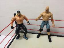 WWE RAW WRESTLING RING & 4 wrestlers for sale - Photo 4
