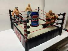 WWE RAW WRESTLING RING & 4 wrestlers for sale - Photo 8