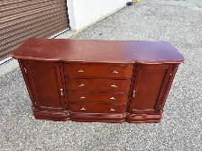 Free delivery used Traditional Wood Buffet Sideboard or dresser