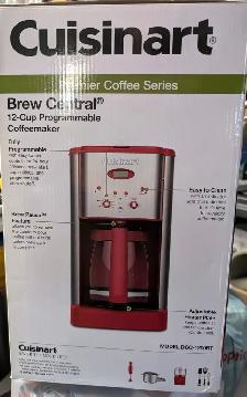 Cuisinart RARE RED Brew Central 12-Cup Programmable Coffeemaker
