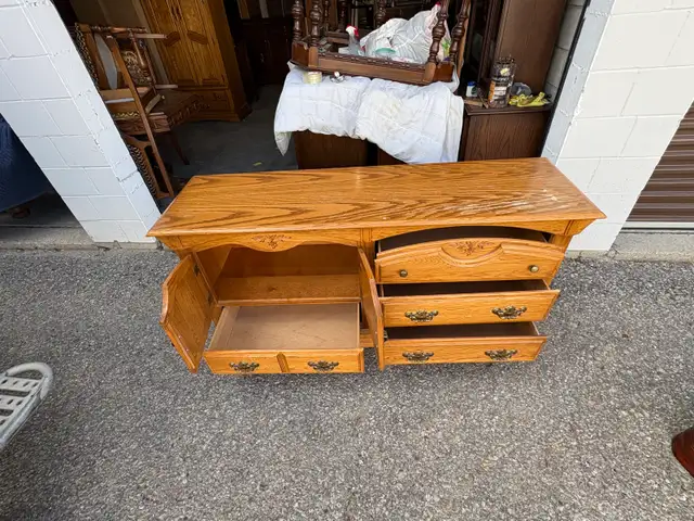 Free delivery used Oak dresser