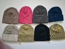 LOT DE TUQUES  EN POLYESTER DOUX
