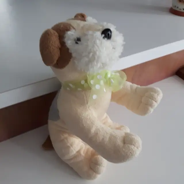 BÉBÉ CHIEN NEUF UNIQUE PELUCHE SUPER-DOUCE 12'LONGx7'HAUT $10.00