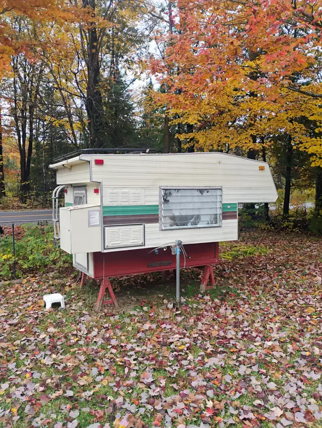Truck camper for sale.