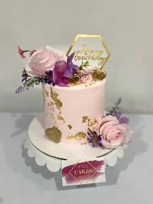 Pink floral wedding Cakes - Photo 7