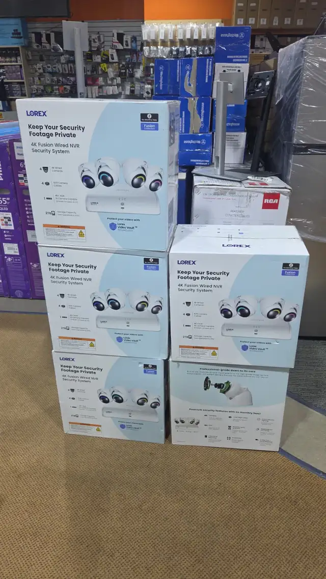 LOREX 4K FUSION WIRED NVR SECURITY SYSTEM
