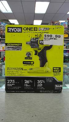 Ryobi 18v One  1/2' Impact Wrench - BRAND NEW