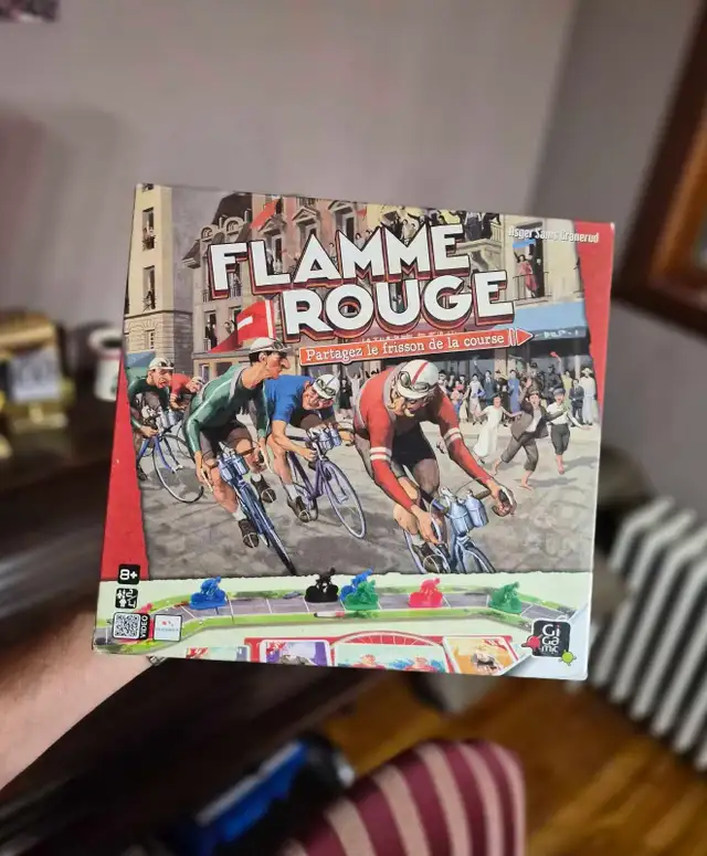 Flamme Rouge (w. Peloton expansion) - board game - (en/fr) MINT