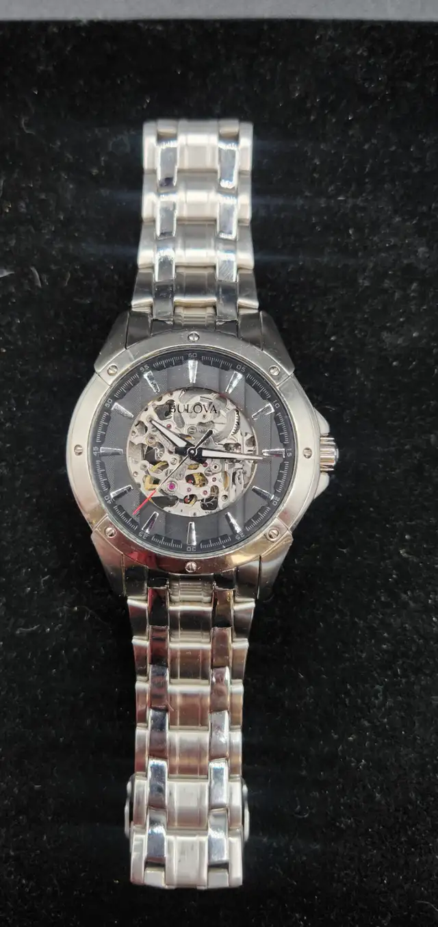 Bulova Men's Automatic Stainless Steel Watch 96A170