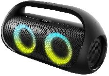 onn. Portable Bluetooth FM Boombox with Multicolour LED Lighting - Photo 2