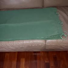 1 BEAU RIDEAU DE DOUCHE NEUF VERT 72'HAUx36'LAR CROCHETS: $15.00 - Photo 2
