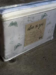 Alex and Zoe Twin Sheet Set - 100% Cotton - Butterfly - Photo 3