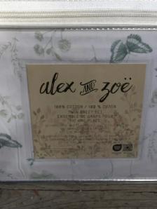Alex and Zoe Twin Sheet Set - 100% Cotton - Butterfly - Photo 6