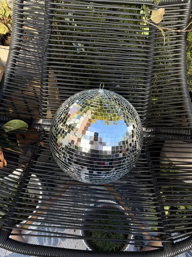 Celebrate It 14' Silver Disco Ball – Mirror Ball – Brand New