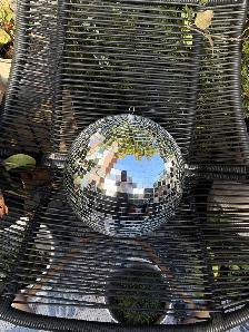Celebrate It 14' Silver Disco Ball – Mirror Ball – Brand New