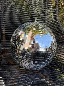 Celebrate It 14' Silver Disco Ball – Mirror Ball – Brand New - Photo 3